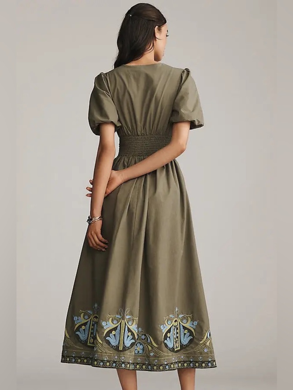 Anthropologie green Katerina floral
Embellished midi dress - Picture 3 of 10
